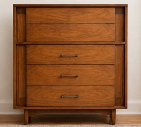 MCM Kroehler Custom Crafted Five Drawer Dresser