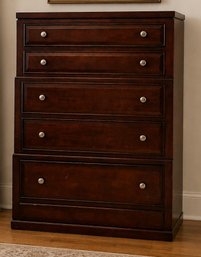 TraditionalTall Cherry Six Drawer Dresser