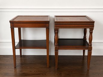 Regency-style Tray-top Side Tables