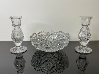 Brilliant Crystal Candlesticks
