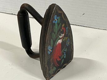 Hand Decorated Sad Iron