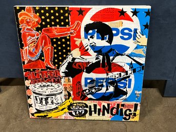 Hand Made On Board  Collage  Melissa Mastrangelo Mixed Media Art