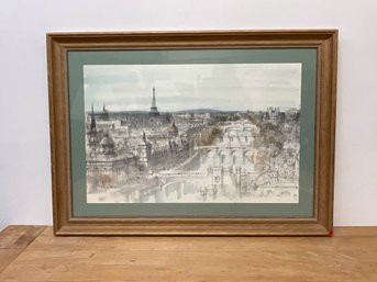Large Drawing Of Paris