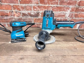 Makita 7' Sander And Makita Orbital Sander