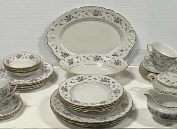 Princess China Dinnerware Set Approx 30 Pcs Signed   Princess China  Sweet Briar