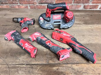 Milwaukee Power Tools - Lot Of Five - No Batteries/Charger
