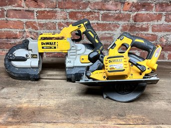 DeWalt Cordless Circular Saw And Band Saw - No Battery Pack/Charger