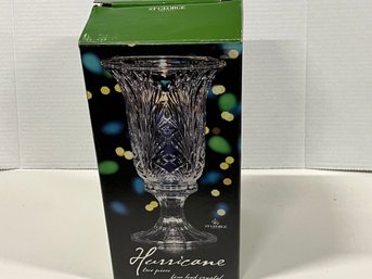 Crystal 2 Pc Lg 12  '  Hurricane Lamp.  Never Used