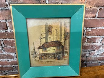 Ye Old Curiosity Shoppe Wall Shadowbox Lamp