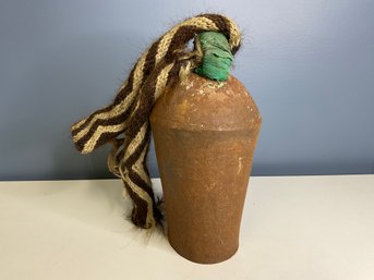 Metal Cow Bell With Rope Hanger