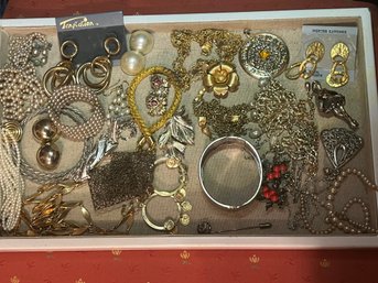Jewelry Lot.  B2 Contents Of  Dresser Drawer  See Description