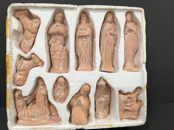 Terra Cotta Nativity Set
