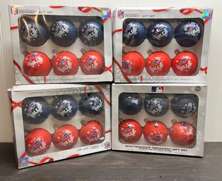 Buffalo Bills Shatterproof Christmas Ornaments