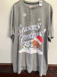 Disney Marvel Seasons Grootings T-Shirt XL - NEW 1 Of 2