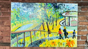 Alfred DiMaio Painting Acrylic On Canvas 24x36