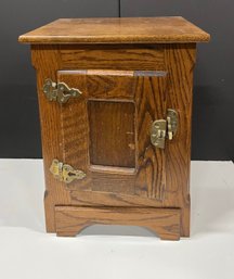 Oak  Ice Box Bar   Table Top Size