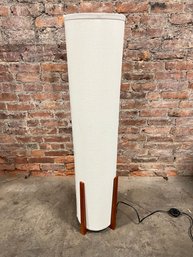 Crate & Barrel Weave Natural Floor Lamp