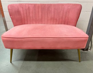 Pink Love Seat 46x21x32