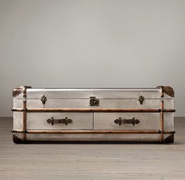 Restoration Hardware Richards Trunk Coffee Table By Timothy Oulton
