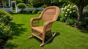 Resin Wicker Rocker 2 Of 2