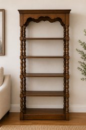 Tall Wood Shelf 2 Of 2