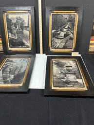 Laura De Nardo Reproduction Set Of 4 Prints     Sgnd L De Nardo