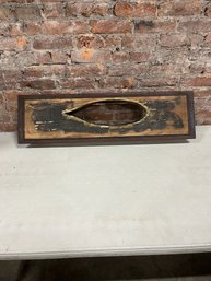 Early Low Footstool Made With Wood  From The American Sugar Refining Company