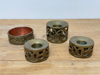 Brass Candlestick Holders