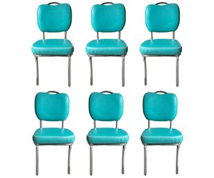 MCM Turquoise Dinette Chairs