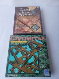 Lot Of 2 Puzzles - Dynamix Moving Jigsaw And Lost In A Jigsaw