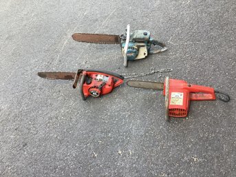 Homelite Chainsaws - Lot Of 3