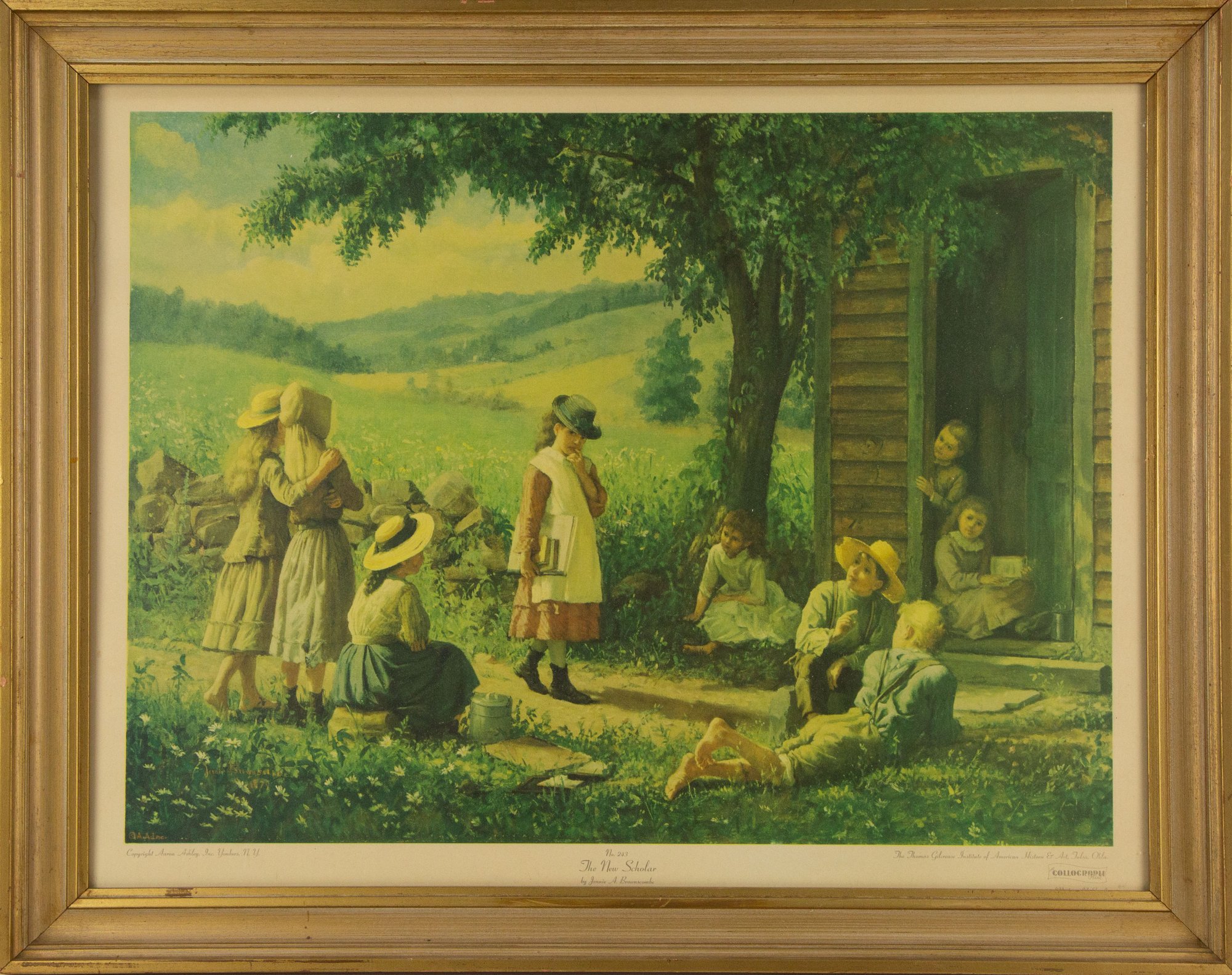 Group Portrait Print Jennie Augusta Brownscombe (AMERICAN, 1850