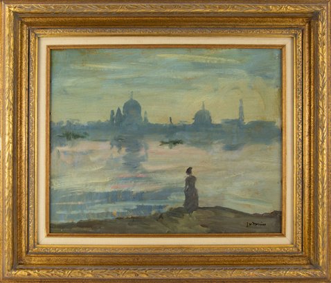 Signed James Wilson Morrice(1865 - 1924) Impressionist Oil On Board
