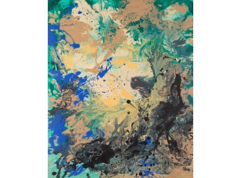 Abstract Original Oil Painting 'Wolf Tail 3'