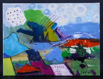 Fine Art Original Oil Painting By Artist Zhenpeng Sun 'Untitled'