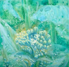 'Rapeseed 2' Original Oil By Artist Yahong Teng