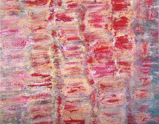 Abstract Original Oil On Canvas By Mingguang Yu