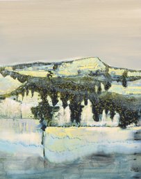 Modernist Original Oil By Bohai Zhang 'Untitled'