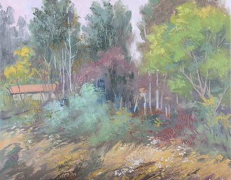 Plein Air Original Oil By Artist Shanlin Cai 'Plein Air 9'