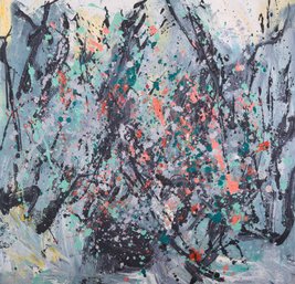 Dong Xu Abstract Original Oil By Artist Xu Dong 'Mountain'