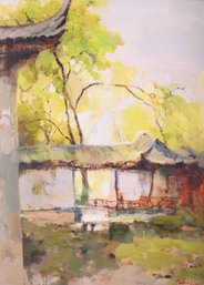 Ma Weijie Modernist Original Oil Painting 'Untitled'