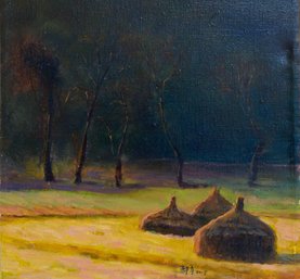 Hao Ting Impressionist Original Oil Painting 'Warm Sun'