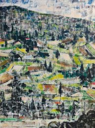 Kang Guoqiang Large Abstract Original Oil 'Riverside 18'