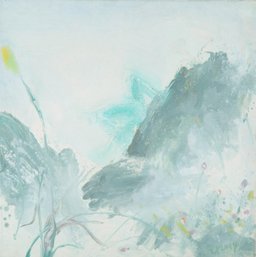 Original Abstract Oil Painting 'Lotus'