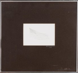 Pencil Wall Art 'American Flag'