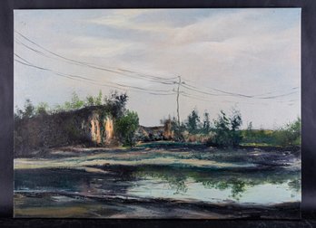 Landscape Fine Art Abstract Original Oil '13'