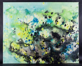 Abstract Original Oil 'Beginning Of Nature 10'