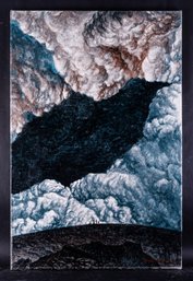 Fine Art Abstract Original Oil Painting 'Raven'