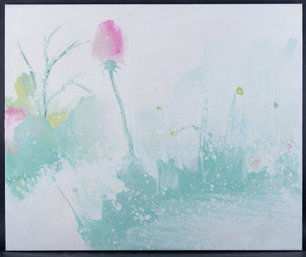 Post-Impressionist Original Oil Paintng 'Lotus 51'