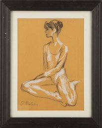 Portrait Charcoal  'Woman Sitting'